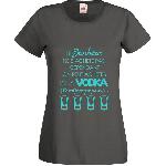 T-Shirt  Bonheur et Vodka  (Thumb)